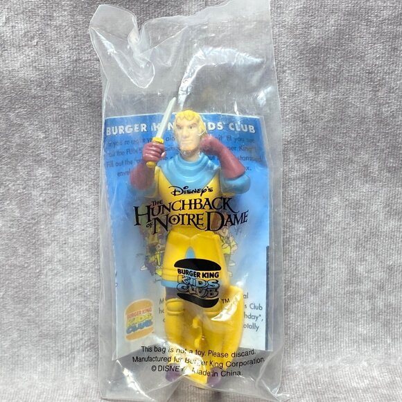 Disneys Hunchback Of Notre Dame Phoebus Figurine Burger King Kids Club Toy 1996 - Picture 1 of 8